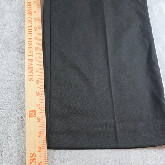 Madewell Women 14 Slouchy Black Trousers Pleated Wide Leg Brushed Twill - Picture 3 of 13